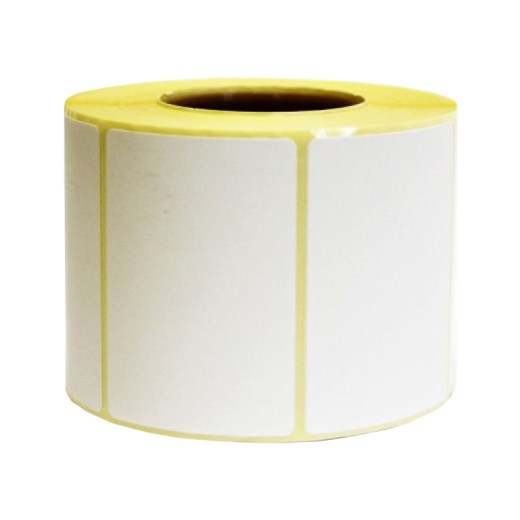 58мм*40мм Полипропиленовая этикетка /700 шт/рулон/ белый цвет, каучуковый клей/ вт.40мм)